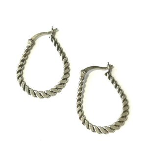 Sterling silver hoop earrings hoops